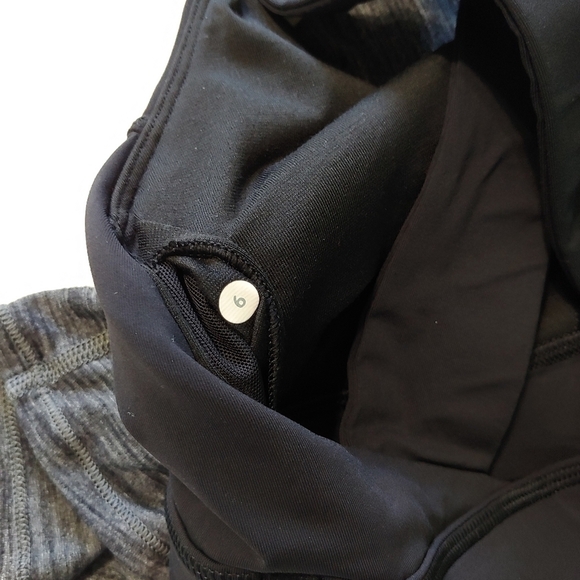 Lululemon Work The Circuit Tank Heathered Black Gray Size 6 - Picture 9 of 11